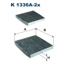 Filtron szűrő, utastér levegő K 1336A-2x autóalkatrész
