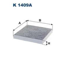 Filtron szűrő, utastér levegő K 1409A autóalkatrész