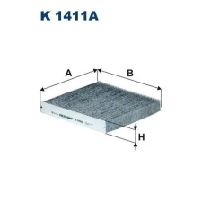 Filtron szűrő, utastér levegő K 1411A autóalkatrész