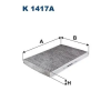 Filtron szűrő, utastér levegő K 1417A
