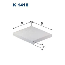 Filtron szűrő, utastér levegő K 1418 autóalkatrész