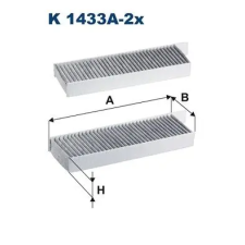 Filtron szűrő, utastér levegő K 1433A-2x autóalkatrész
