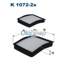 Filtron Utastérszűrő (K 1072-2X) pollenszűrő