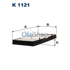 Filtron Utastérszűrő (K 1121) pollenszűrő