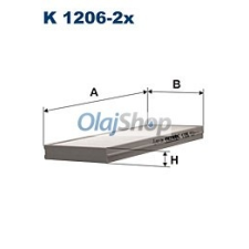 Filtron Utastérszűrő (K 1206-2X) pollenszűrő