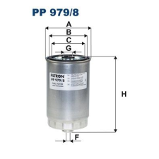 Filtron Üzemanyagszűrő FILTRON PP 979/8 üzemanyagszűrő