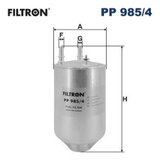 Filtron Üzemanyagszűrő FILTRON PP 985/4 üzemanyagszűrő