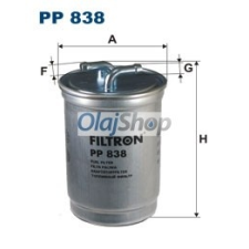Filtron Üzemanyagszűrő (PP 838) üzemanyagszűrő