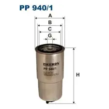 Filtron Üzemanyagszűrő PP 940/1 autóalkatrész