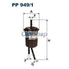 Filtron Üzemanyagszűrő (PP 949/1) üzemanyagszűrő