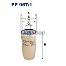 Filtron Üzemanyagszűrő (PP 967/1) üzemanyagszűrő