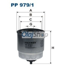 Filtron Üzemanyagszűrő (PP 979/1) üzemanyagszűrő