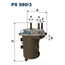 Filtron Üzemanyagszűrő (PS 980/3) üzemanyagszűrő