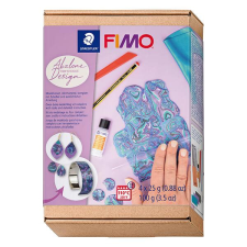 FIMO Effect süthető gyurma készlet, 4x25 g - Abalon design, Abalone Design süthető gyurma
