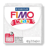 FIMO Gyurma, 42 g, égethető, FIMO "Kids", fehér