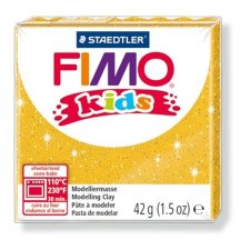 FIMO Gyurma, 42 g, égethető, FIMO &quot;Kids&quot;, glitteres arany süthető gyurma