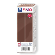  FIMO Gyurma, 454 g, égethető, FIMO &quot;Soft&quot;, csokoládé süthető gyurma