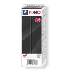 FIMO Gyurma, 454 g, égethető, FIMO "Soft", fekete kreatív és készségfejlesztő