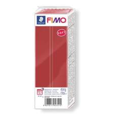 FIMO Gyurma, 454 g, égethető, FIMO "Soft", karácsonypiros kreatív és készségfejlesztő
