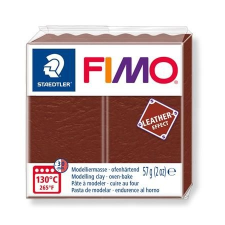 FIMO Gyurma, 57 g, égethetõ, FIMO" Leather Effect", dió gyurma