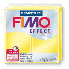 FIMO Gyurma, 57 g, égethető, FIMO Effect , áttetsző sárga süthető gyurma