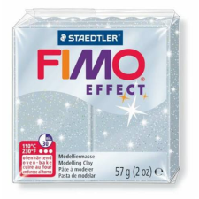 FIMO Gyurma, 57 g, égethető, FIMO "Effect", csillámos ezüst süthető gyurma