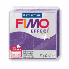 FIMO Gyurma, 57 g, égethető, fimo &quot;effect&quot;, csillámos bíborlila 8020-602 süthető gyurma
