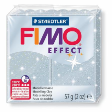 FIMO Gyurma, 57 g, égethető, FIMO "Effect", csillámos ezüst süthető gyurma