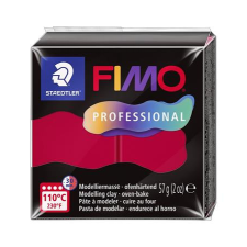 FIMO Gyurma, 57 g, égethető, FIMO &quot;Professional&quot;, kármin süthető gyurma