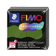 FIMO Gyurma, 57 g, égethető, FIMO "Professional", levélzöld süthető gyurma