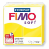 FIMO Gyurma, 57 g, égethető, fimo "soft", citromsárga