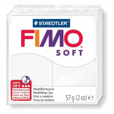FIMO Gyurma, 57 g, égethető, fimo &quot;soft&quot;, fehér 8020-0 süthető gyurma