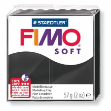  FIMO Gyurma, 57 g, égethető, FIMO &quot;Soft&quot;, fekete süthető gyurma