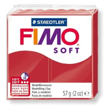 FIMO Gyurma, 57 g, égethető, FIMO &quot;Soft&quot;, karácsonyi piros süthető gyurma
