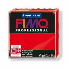 FIMO Gyurma, 85 g, égethető, FIMO Professional, piros (FM8004200) süthető gyurma