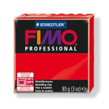 FIMO Gyurma, 85 g, égethető, FIMO &quot;Professional&quot;, piros süthető gyurma