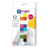 FIMO Gyurma, készlet, 12x25 g, égethető,  