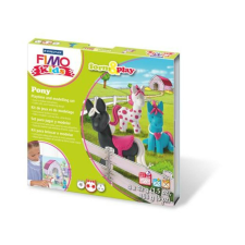 FIMO Gyurma készlet, 4x42 g, égethető, FIMO Kids Form & Play, pónik (FM803408LZ) süthető gyurma
