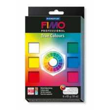 FIMO Gyurma készlet, 6x85 g, égethető, FIMO "Professional True Colours", 6 különböző szín süthető gyurma