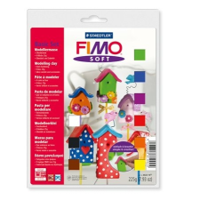 FIMO Gyurma készlet, 9x25 g, égethető, FIMO Soft Basic , 9 különböző szín kreatív és készségfejlesztő