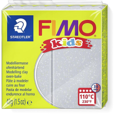 FIMO Kids, 42g - glitter ezüst gyurma
