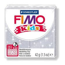 FIMO "Kids" gyurma 42g égethető glitteres ezüst (8030 812) (8030 812) kreatív és készségfejlesztő