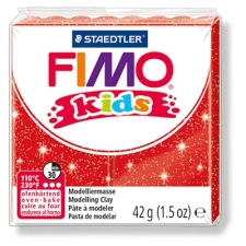 Fimo Kids süthető gyurma, 42g glitter piros süthető gyurma