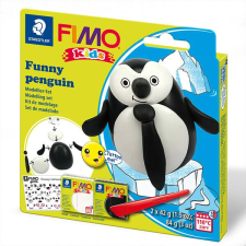 FIMO Kids süthető gyurma készlet, 2x42 g - Funny penguin, vicces pingvin süthető gyurma