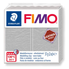 FIMO Leather Effect süthető gyurma, 57 g - galambszürke (8010-809) modellmassza