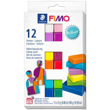 FIMO Soft Colour Pack süthető gyurma készlet, 12x25 g - Brilliant Colours gyurma