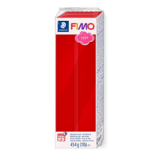 FIMO Soft süthető gyurma, 454 g - karácsonyi piros 8021-2 modellmassza