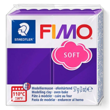 Fimo Soft süthető gyurma, 57g szilva süthető gyurma