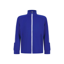 Finden + Hales FHLV873 gyerek tréning felső, Royal/White-5/6 gyerek pulóver, kardigán