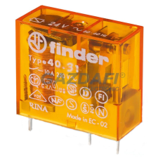 Finder 40.31.8.024.2000 Miniatűr printrelé, 1 váltóérintkező,10A villanyszerelés
